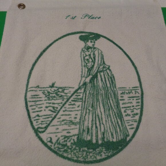 VINTAGE RETRO EDWARDIAN GOLF TOWEL BLING BUCKLE OLD FASHION EGG JEWELRY PART LOT - Picture 2 of 10